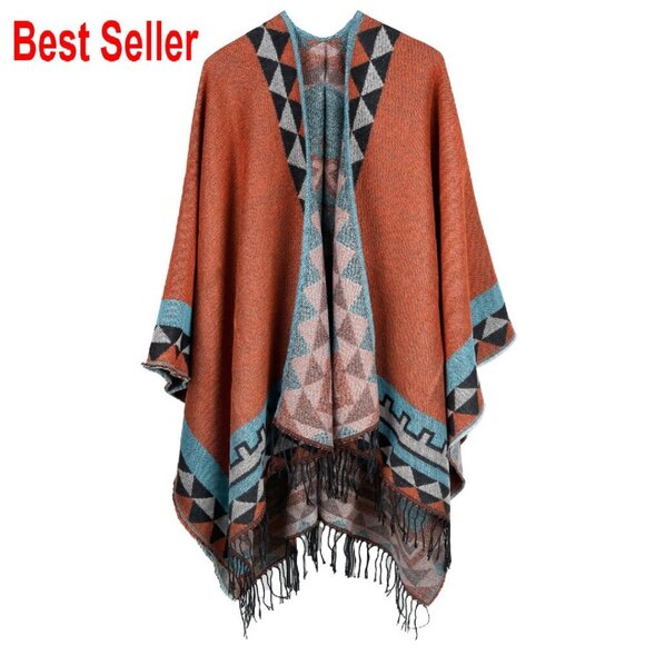 Accessories - Oversized Pashmina Shawl Soft Winter Warm Blanket Scarf Elegant Retro